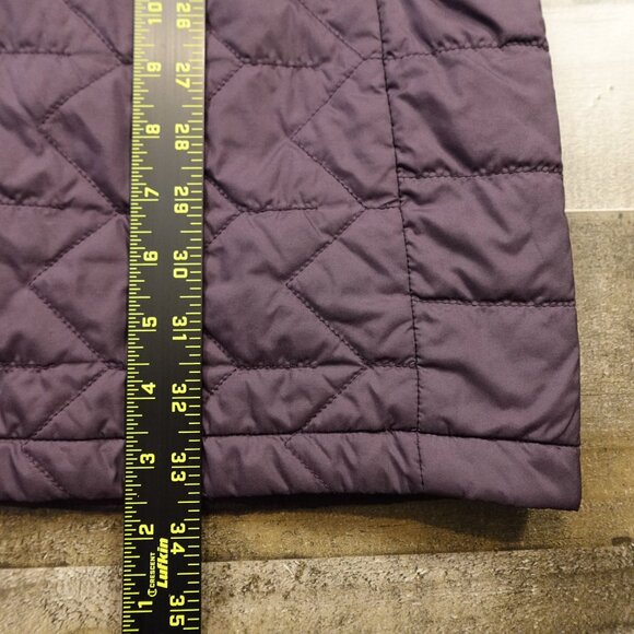 The North Face Tamburello Hooded Parka Women’s Large Plum Purple Quilted - Picture 5 of 14